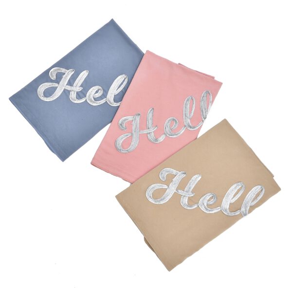 ⁦שמיכת תינוק דגם HELLO⁩ – תמונה ⁦4⁩